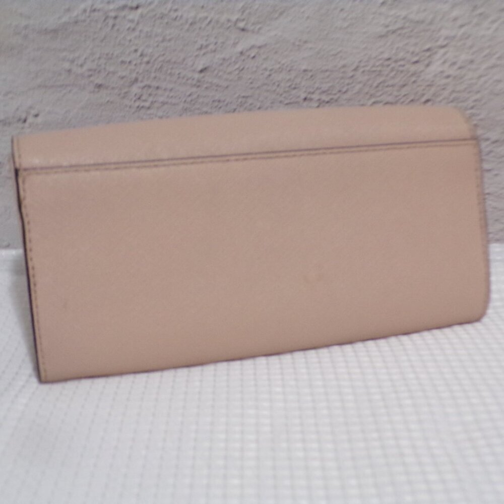 Michael Kors Pink Wallet with Gold Accents - Picture 2 of 4